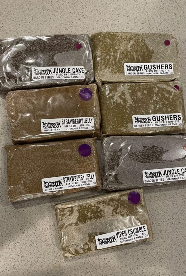 Black Cream Static Sift example of terpene locked hash